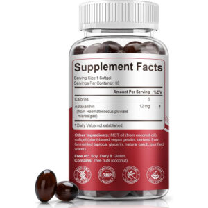 ASTAXANTHINE 12mg – COMPLEXE ANTI-AGE INTENSE & PROTECTION CELLULAIRE – Image 2